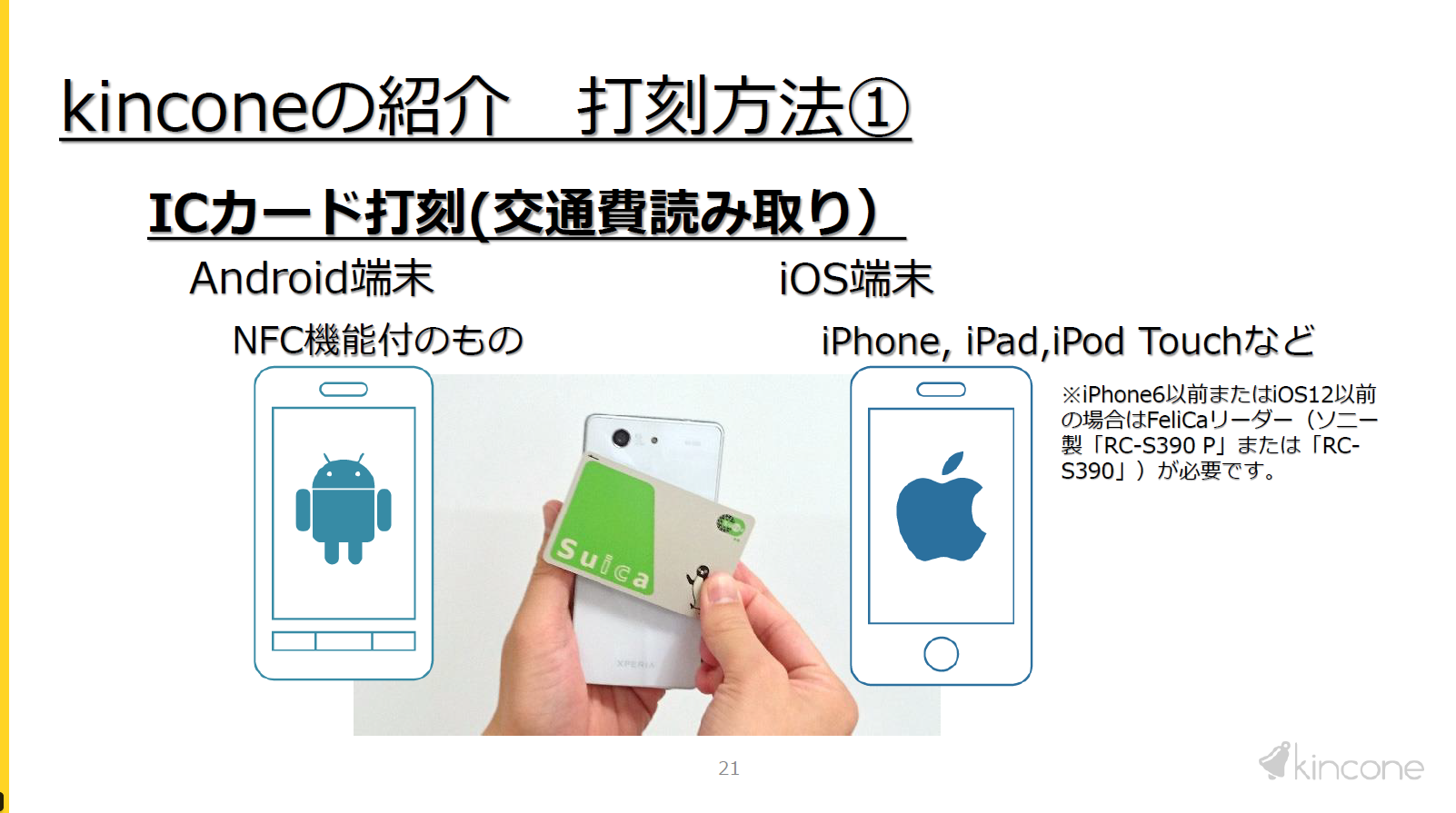 ICカード打刻