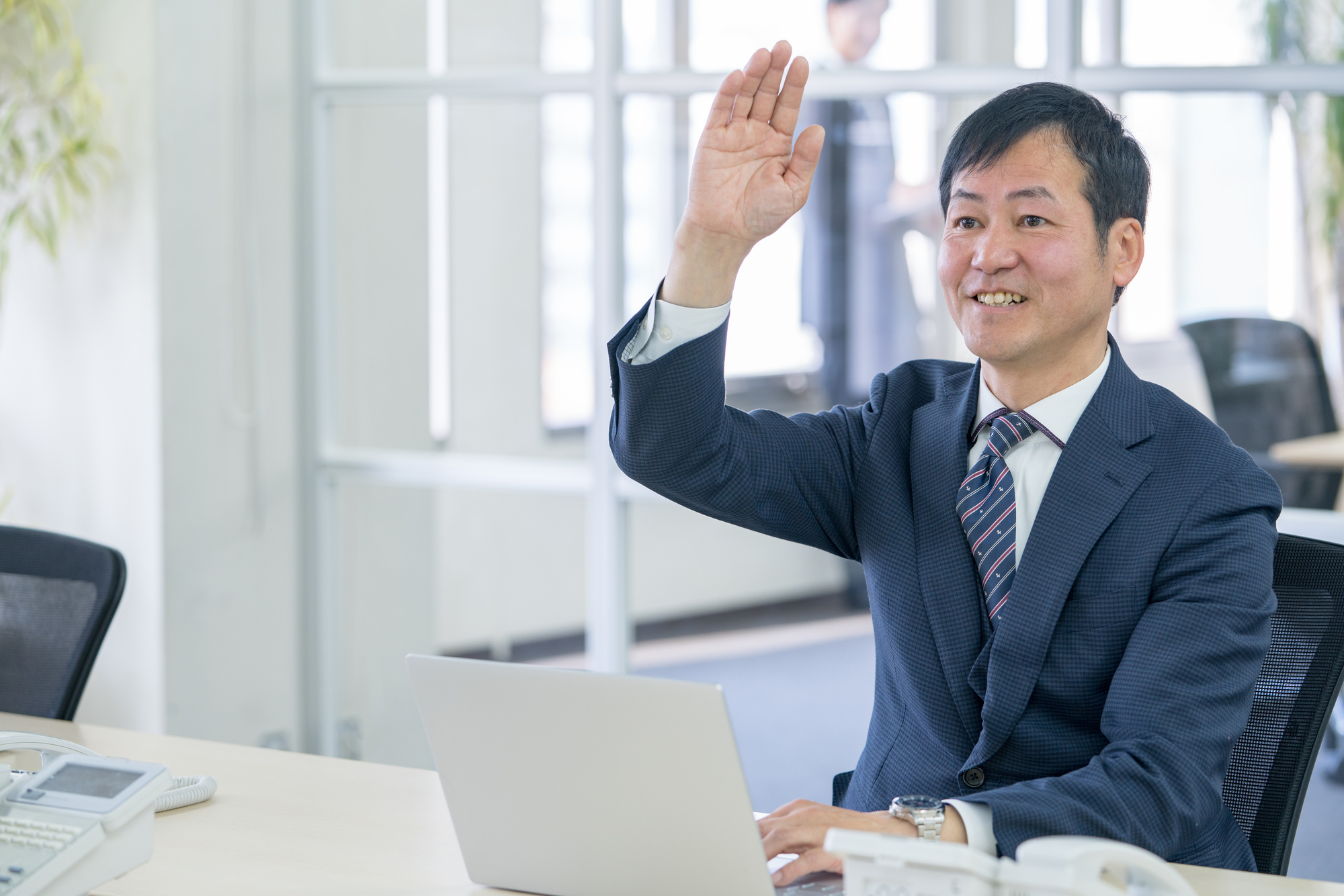 相手の名前を呼ぶ