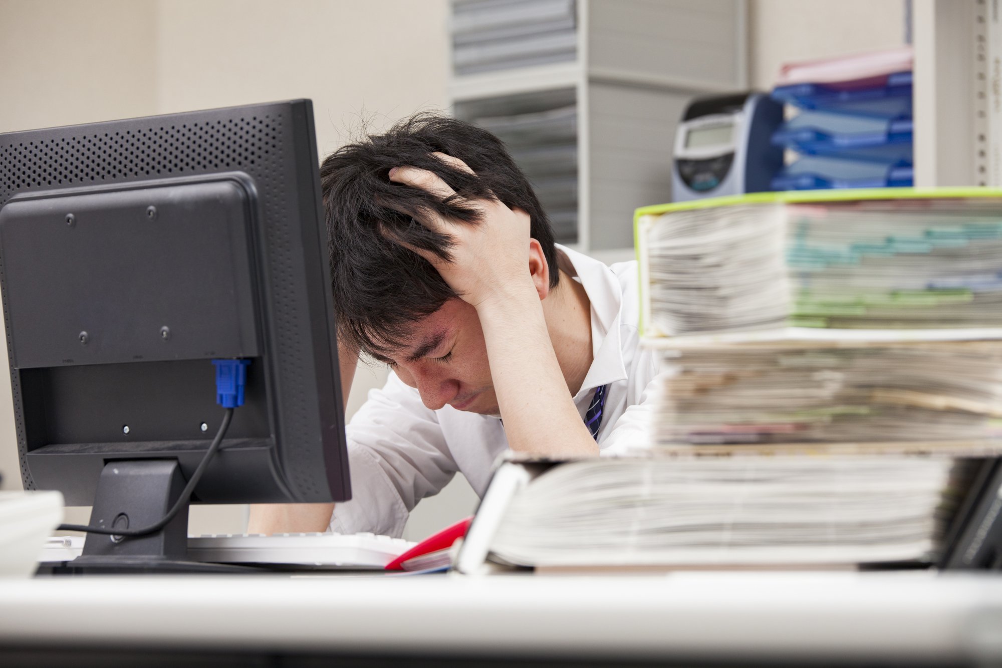 ブラック企業で働く会社員