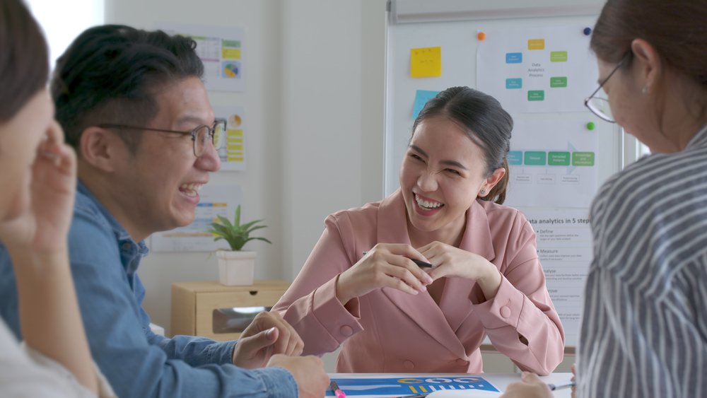 社員が会社に定着している